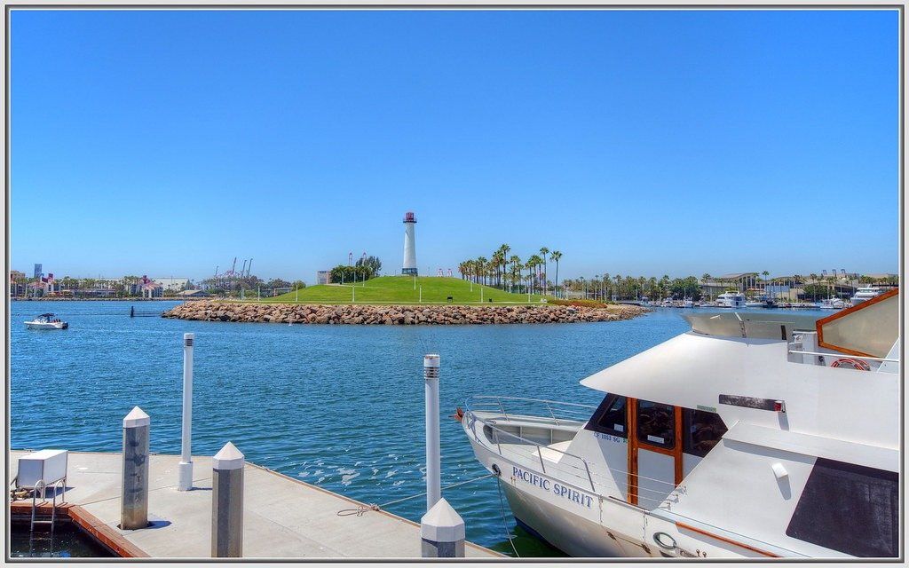 Long Beach waterfront and marina