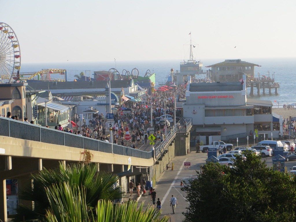 Santa Monica Pier and beach