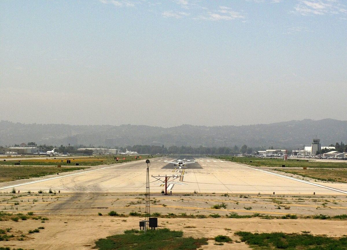 Runway at Van Nuys Airport